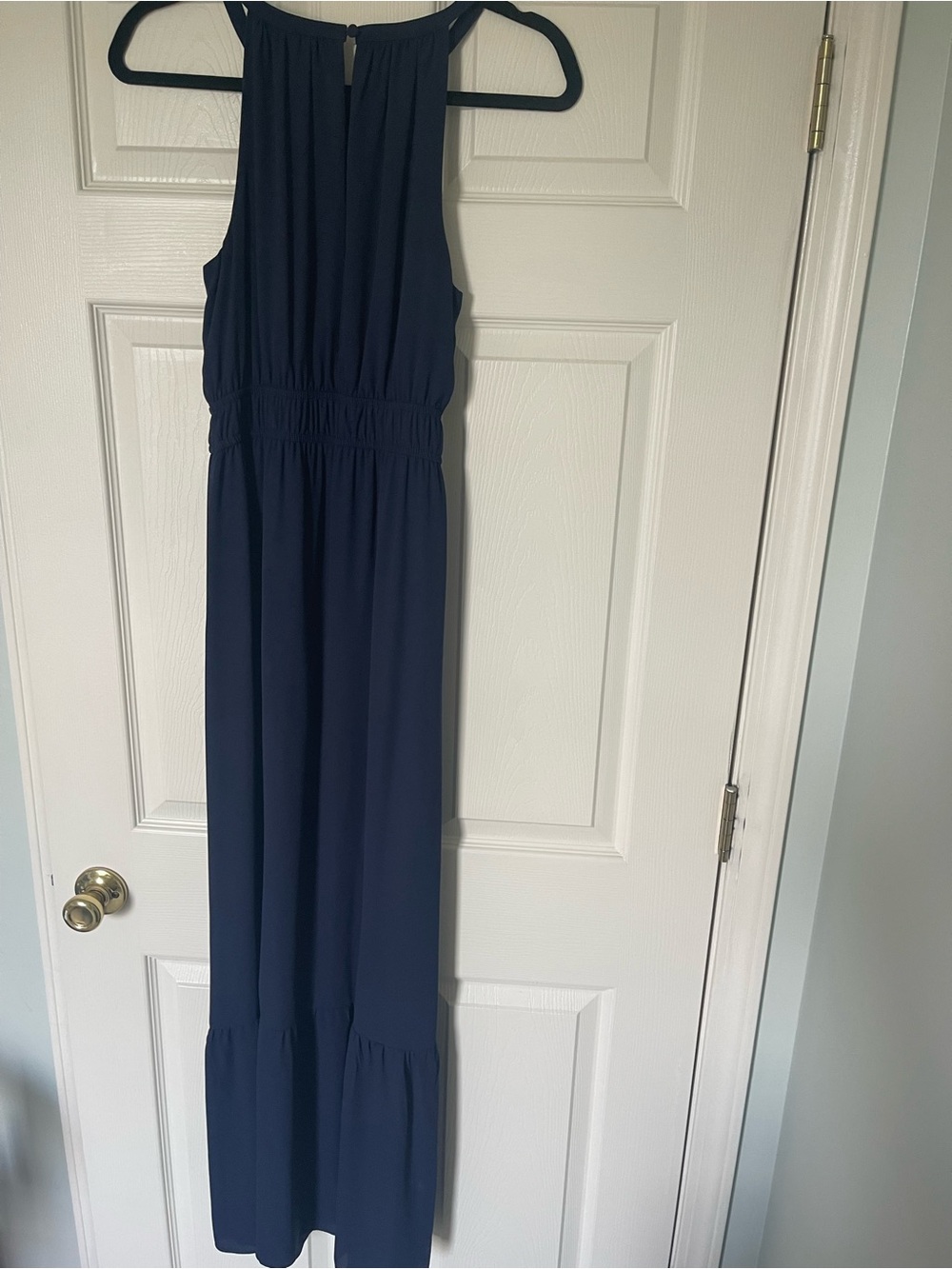 Saks Fifth Avenue Navy Maxi Dress